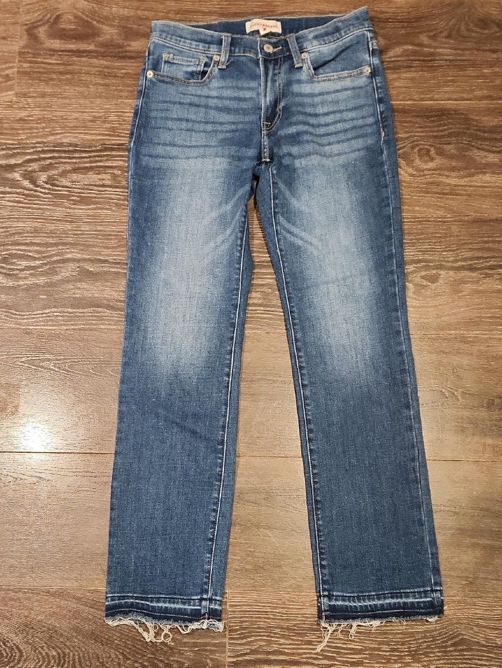 ❤ LUCKY BRAND SWEET STRAIGHT JEANS, RELEASED HEM 4A (27 ANKLE / SHORT)
